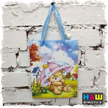 Пакет ламинированный 18 х 23 х 8 см 3579392