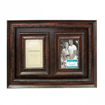 672960 Фоторамка для 2-х фото 10х15 см, L50 W2,9 H35 см