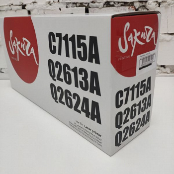 Картридж SAKURA C7115A/Q2613A/2624A  для HP LaserJet 1300/1300n/1300xi/1000/1200/1200n/1200se/1220/1220se/3300/3310/3320/3320n/3330/1150 Serie, черный