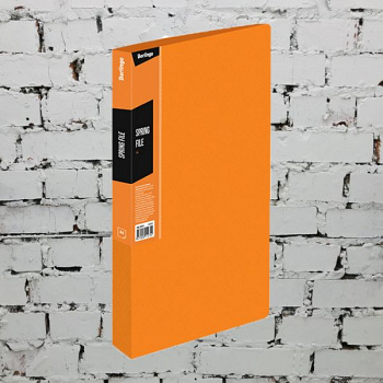 Папка на 2 кольцах Berlingo "Color Zone", 35мм, 600мкм, оранжеваяABp_23616BERLINGO_