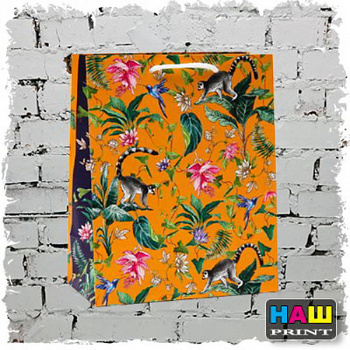 Пакет подарочный "Лемур", 33 х 42,5 х 10 см 7359426