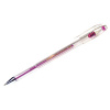 Ручка гелевая розовая металлик, 0,7мм